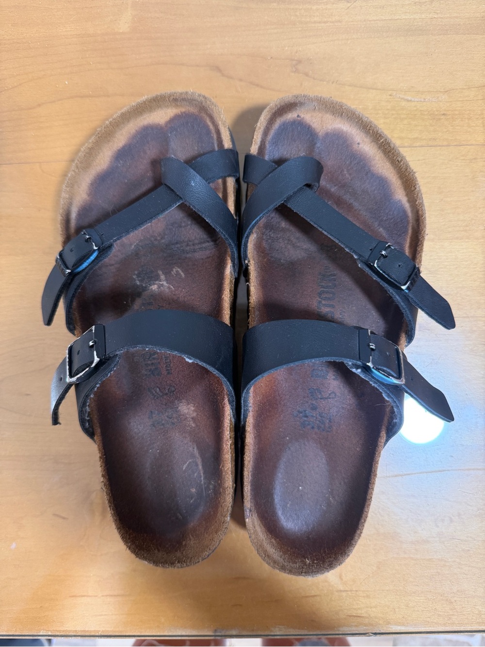Birkenstock Mayari Black Double-Strap Women’s Sandals Size 37 / 7